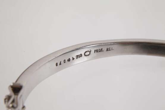 Eleganter Armreif mit Edelopal und Diamanten - фото 3