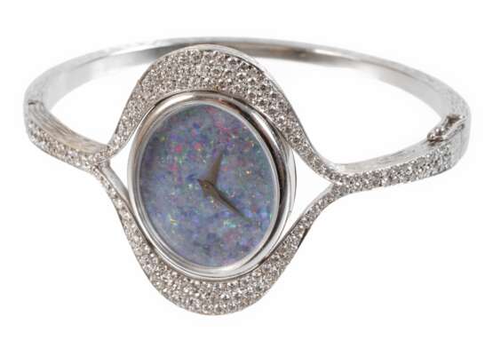 Schmuckuhr mit Edelopal und Brillanten - фото 1