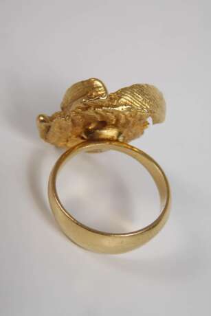 Ausgefallener Damenring mit Opal und Brillant - photo 3 Ausgefallener Damenring mit Opal und Brillant - photo 3