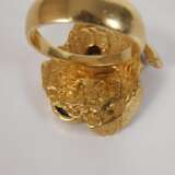 Ausgefallener Damenring mit Opal und Brillant - photo 4