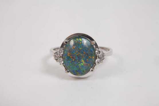 Damenring mit Edelopal und Brillanten - фото 2