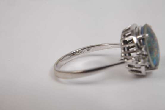 Damenring mit Edelopal und Brillanten - фото 3