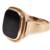 Herrenring mit Onyx - фото 1