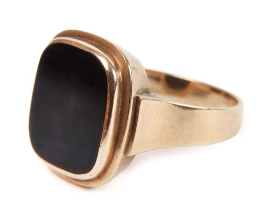 Herrenring mit Onyx - фото 1