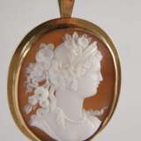 Anhänger mit Muschelkamee - фото 2