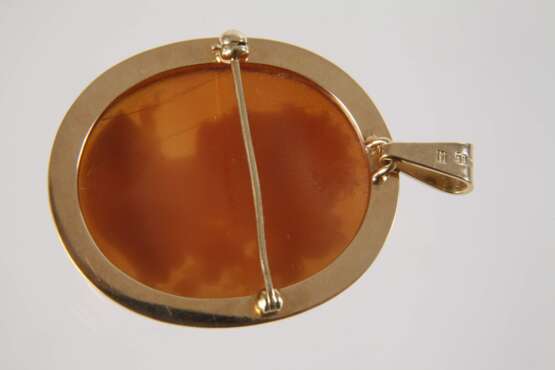 Anhänger mit Muschelkamee - фото 3