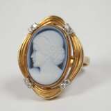 Damenring mit Achatgemme und Brillanten - фото 3