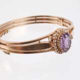 Historismusarmreif mit Amethyst und Saatperlen - фото 2