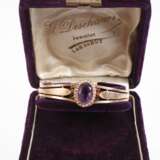 Historismusarmreif mit Amethyst und Saatperlen - фото 3