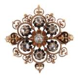 Historismusbrosche mit Diamanten - photo 1
