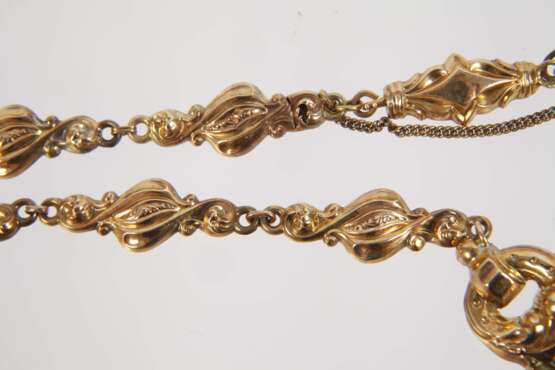 Biedermeiercollier mit Granatbesatz - photo 3
