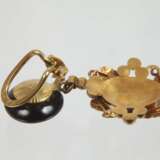 Paar Ohrclips mit Granaten - photo 2