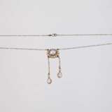 Collier mit Perlen und Amethysten - photo 3