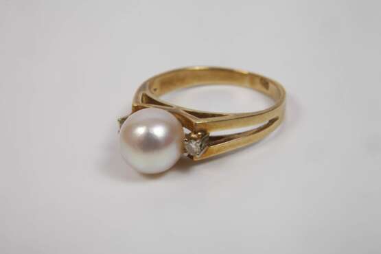 Drei Damenringe mit Steinbesatz - photo 2