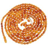 Lange Bernsteinkette Butterscotch - фото 1