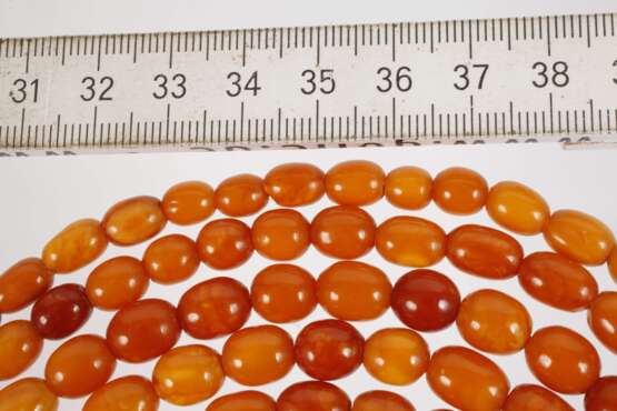 Lange Bernsteinkette Butterscotch - фото 2