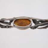 Zwei Schmuckteile mit Bernsteinbesatz - photo 3