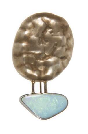 Designbrosche mit Edelopal - photo 1 Designbrosche mit Edelopal - photo 1