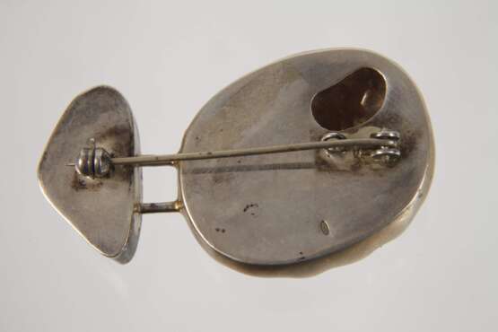 Designbrosche mit Edelopal - photo 2 Designbrosche mit Edelopal - photo 2