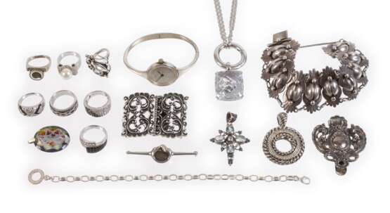 Umfangreiches Konvolut Silberschmuck - photo 1