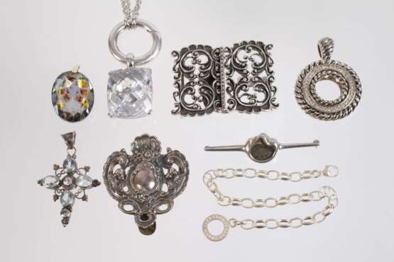 Umfangreiches Konvolut Silberschmuck - photo 4