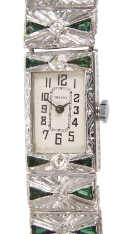 Tiffany, Damenarmbanduhr mit Steinbesatz - фото 1 Tiffany, Damenarmbanduhr mit Steinbesatz - фото 1