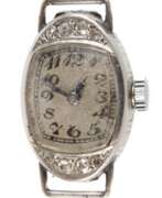 Catalogue des produits. Damenarmbanduhr Platin mit Diamanten