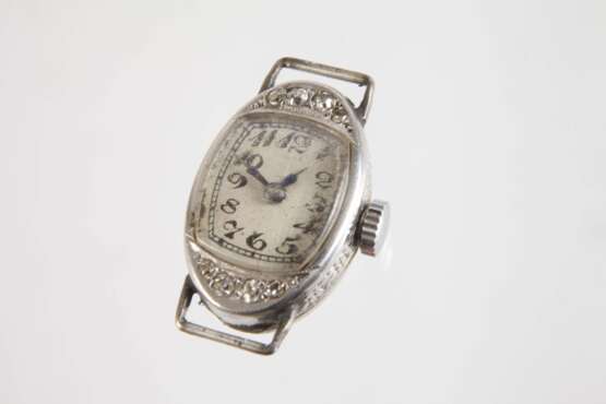 Damenarmbanduhr Platin mit Diamanten - photo 2 Damenarmbanduhr Platin mit Diamanten - photo 2