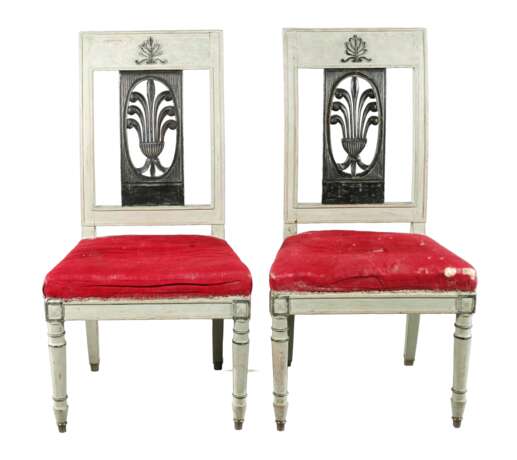 Paar Chauffeusen Directoire - фото 1 Paar Chauffeusen Directoire - фото 1