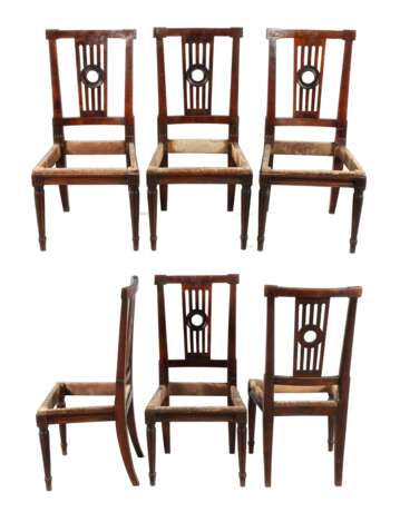 Satz von sechs klassizistischen Stühlen - фото 1 Satz von sechs klassizistischen Stühlen - фото 1