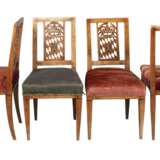 Satz von vier klassizistischen Stühlen - photo 9