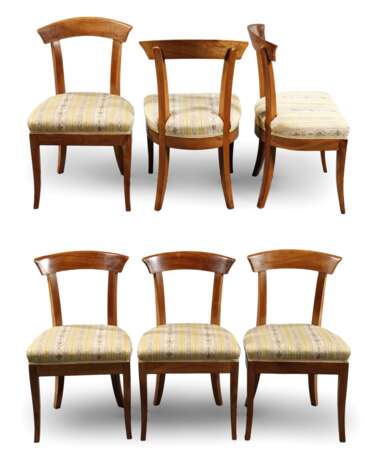 Satz von sechs Biedermeierstühlen - фото 1 Satz von sechs Biedermeierstühlen - фото 1
