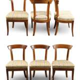 Satz von sechs Biedermeierstühlen - фото 1