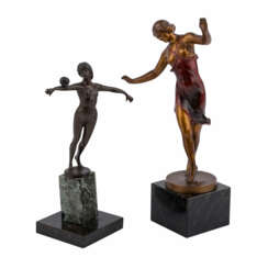 2 Tänzerinnen, 1. Hälfte 20. Jahrhundert.
