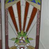 Paar große Bleiglasfenster Jugendstil - фото 2