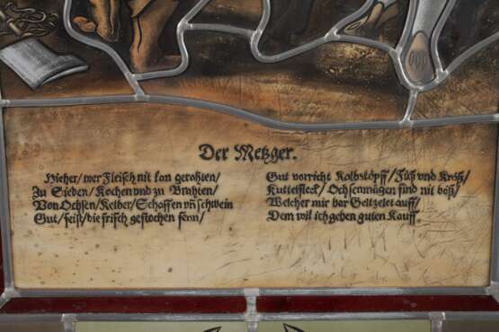 Bleiglasfenster der Metzgerzunft - фото 4 Bleiglasfenster der Metzgerzunft - фото 4