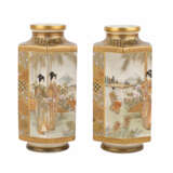 Paar Satsuma-Vasen, JAPAN, 19. Jahrhundert. - photo 4