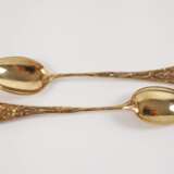 Silber zwölf Mokkalöffel Irisblütendekor - фото 2