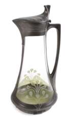 Karaffe mit Zinnmontur