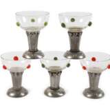 Fünf Likörgläser Jugendstil - фото 1