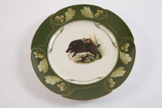 Nymphenburg drei Teller Jagdmotive - Foto 3 Nymphenburg drei Teller Jagdmotive - Foto 3