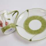 Nymphenburg Mokkatasse Mohnblumendekor - фото 2