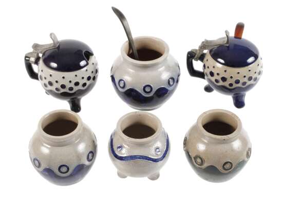 Sechs Senftöpfe Richard Riemerschmid - photo 1 Sechs Senftöpfe Richard Riemerschmid - photo 1