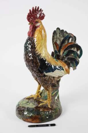 Delphin Massier übergroße Hahnenplastik - photo 3