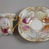 Nymphenburg vier Mokkatassen Weichmalerei - Foto 2