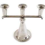 Silber dreiflammiger Kerzenleuchter - фото 1