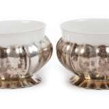 Paar Mokkatassen mit Porzellaneinsatz - фото 1