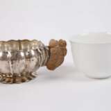 Paar Mokkatassen mit Porzellaneinsatz - фото 2