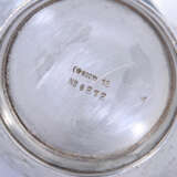 BRUCKMANN 4-teilig Kaffee-Teekern auf Tablett, 800 Silber, um 1915. - Foto 5