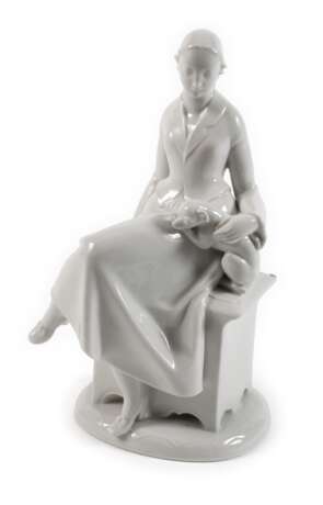 Heubach Lichte Mädchen mit Schoßhund - photo 1 Heubach Lichte Mädchen mit Schoßhund - photo 1